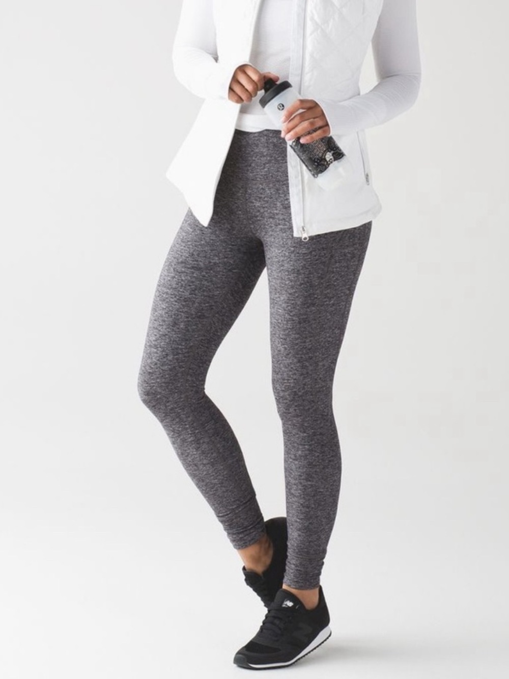 🩶 Lululemon Rush Hour Tight Heathered Black | Athleisure Essential | Size 6